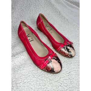 Attilio Giusti Leombruni AGL Toe Cap Flats - size 36 - H21
